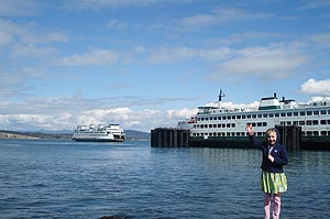 anacortes-fun Wating for the Orcas Ferry
